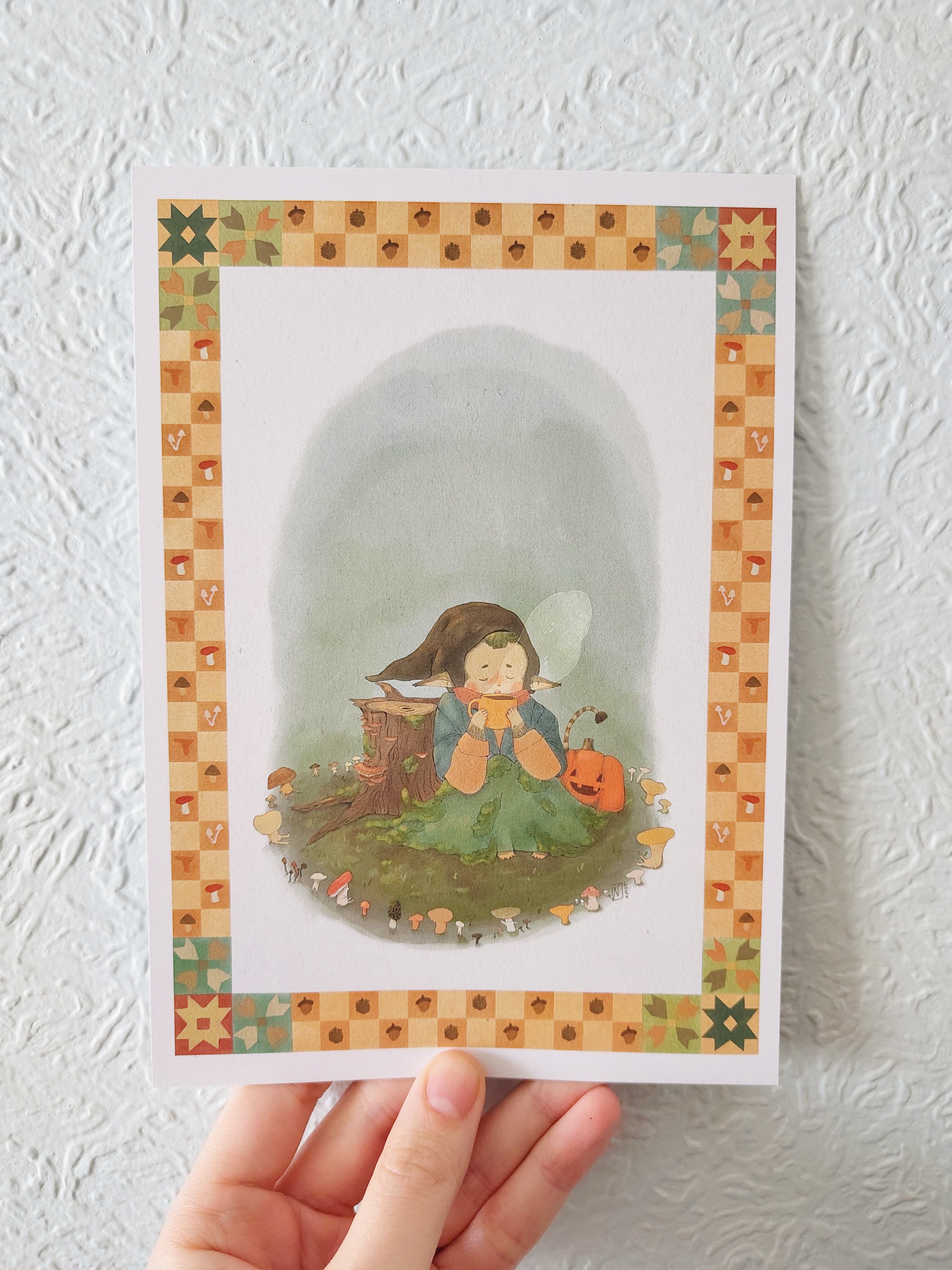 Cozy Goblin A5 Giclee Print