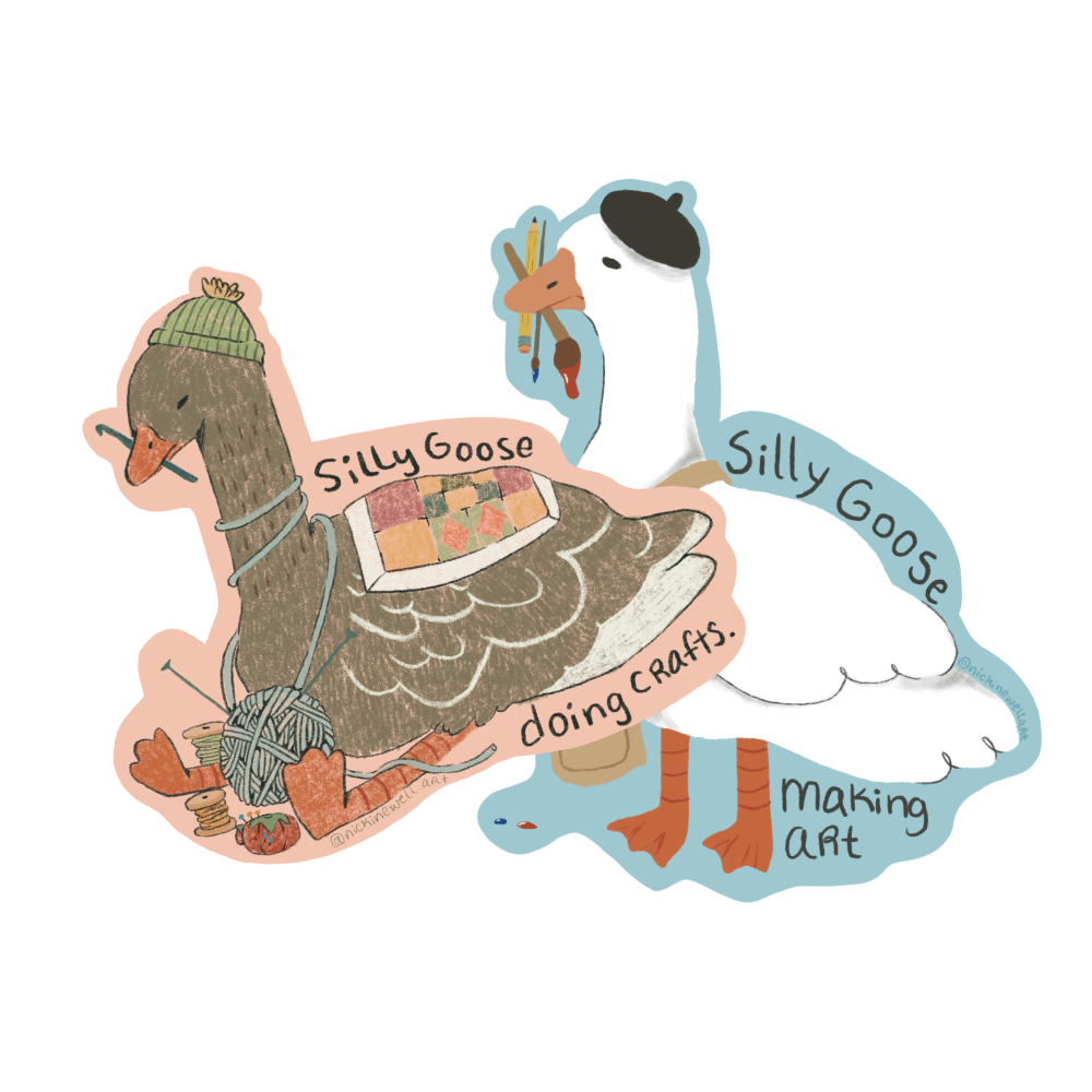 Silly Goose Sticker Bundle